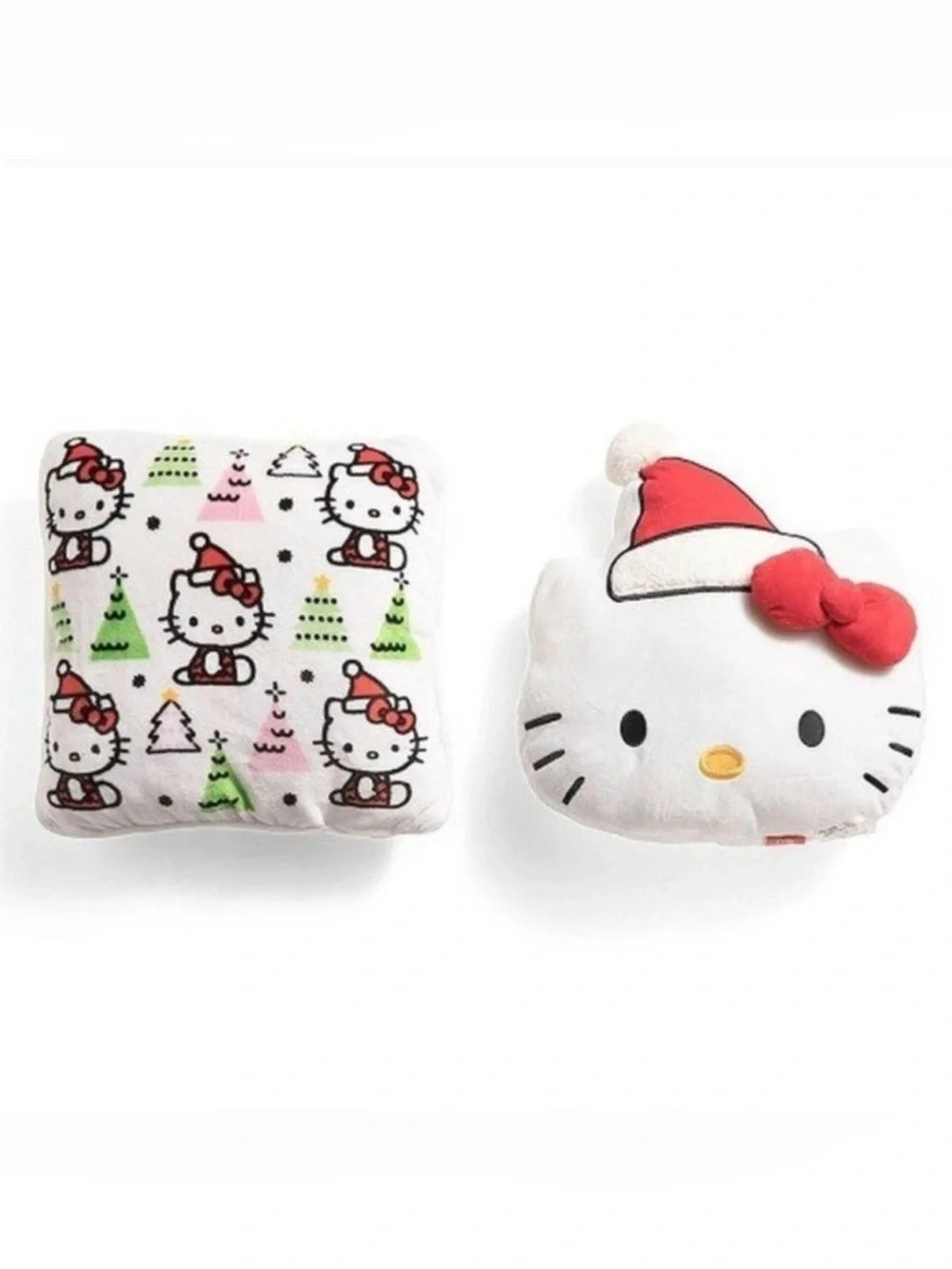 Hello Kitty 2 Piece Holiday Christmas Decorative Pillow Set